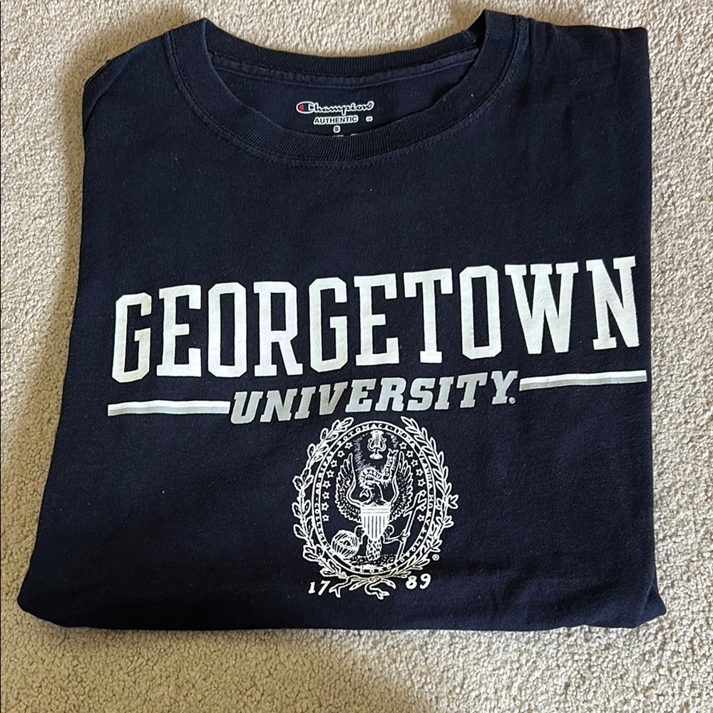 Champion Georgetown University Navy T-Shirt